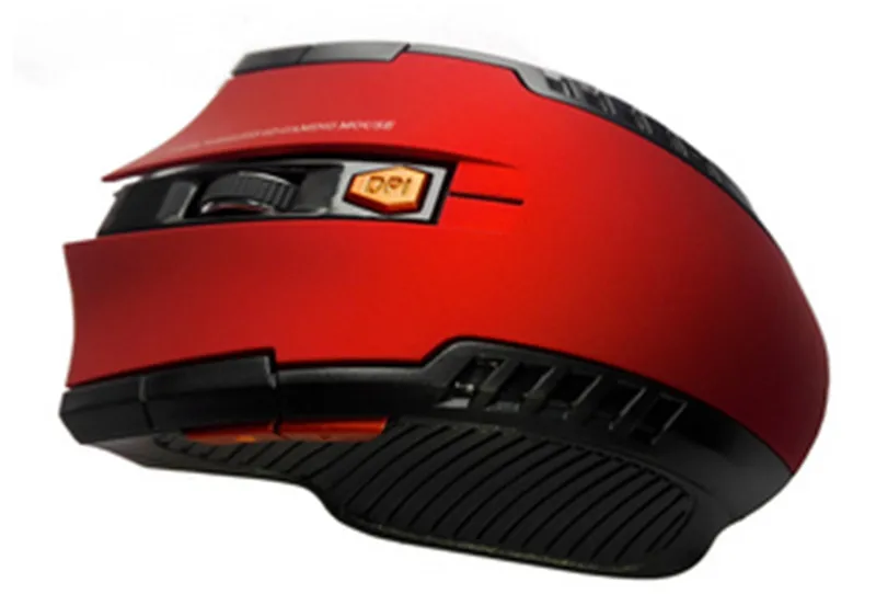 Red Robotsky 2,4 GHz оптическая мышь геймерская мышь для ноутбука настольного ноутбука с usb-приемником с высоким dpi USB Беспроводная игровая мышь - Цвет: Red