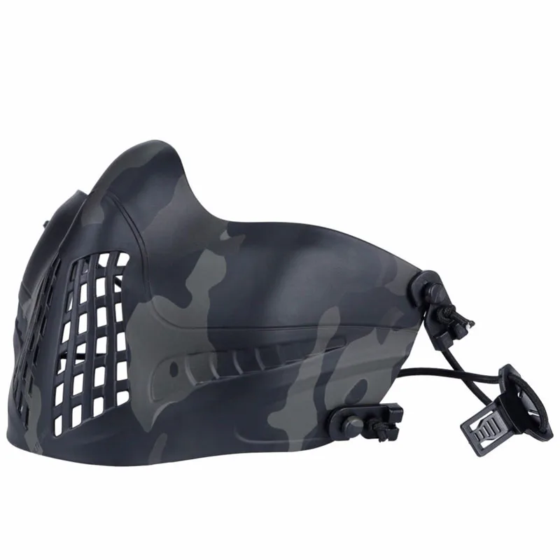 BCP Открытый тактический Piloteer Maske Страйкбол Сетка уход за кожей лица Ma sk щиты для охоты военные вечерние кино камуфляж призрак бой - Цвет: BCP