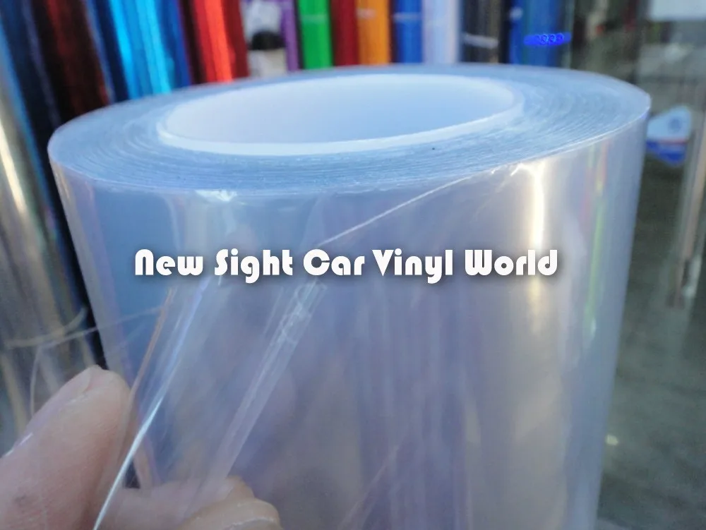 Блестящий прозрачный бюстгальтер для обмотки кузова автомобиля 3 слоя PPF Размер: 1