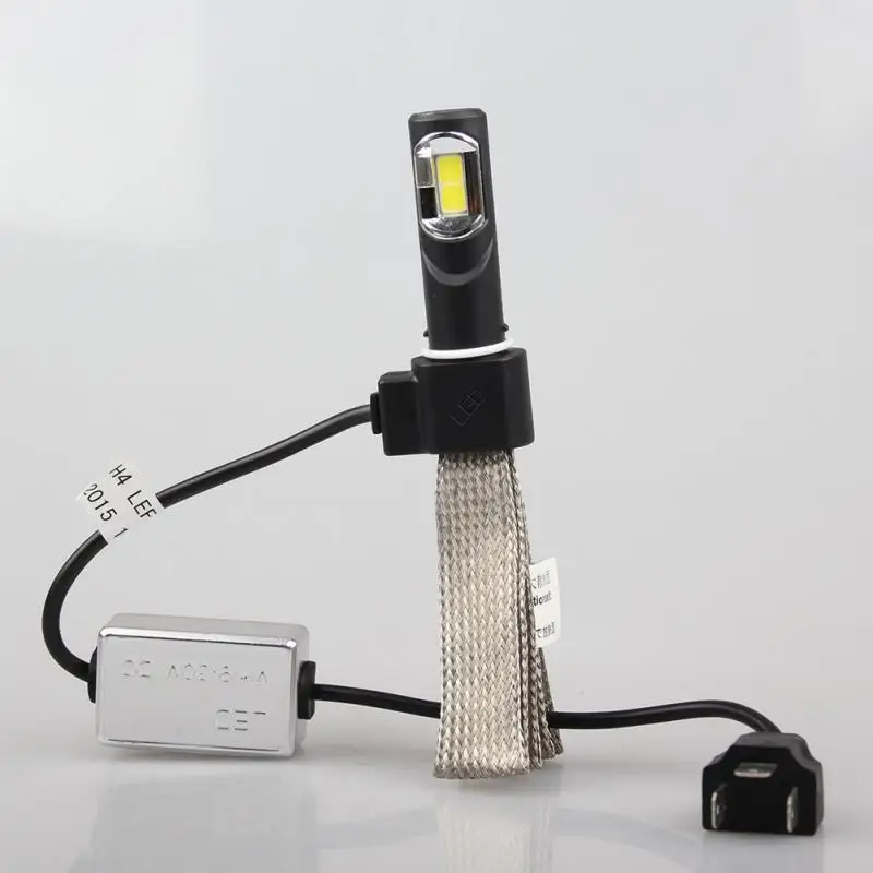 Акция! Двойной луч S7 turbo LED H4 HB2 9003 COB 32W 4000lm 6000K Автомобильная фара противотуманная