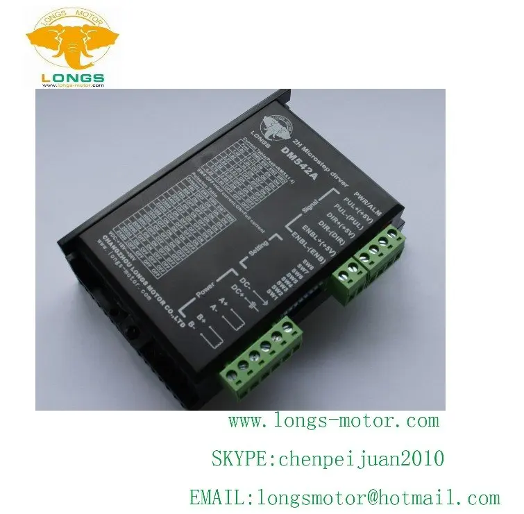 3-осевой шаговый двигатель Nema23 425oz DUAL SAHFT 23HS9430B и Драйвер шагового двигателя DM542A CNCr
