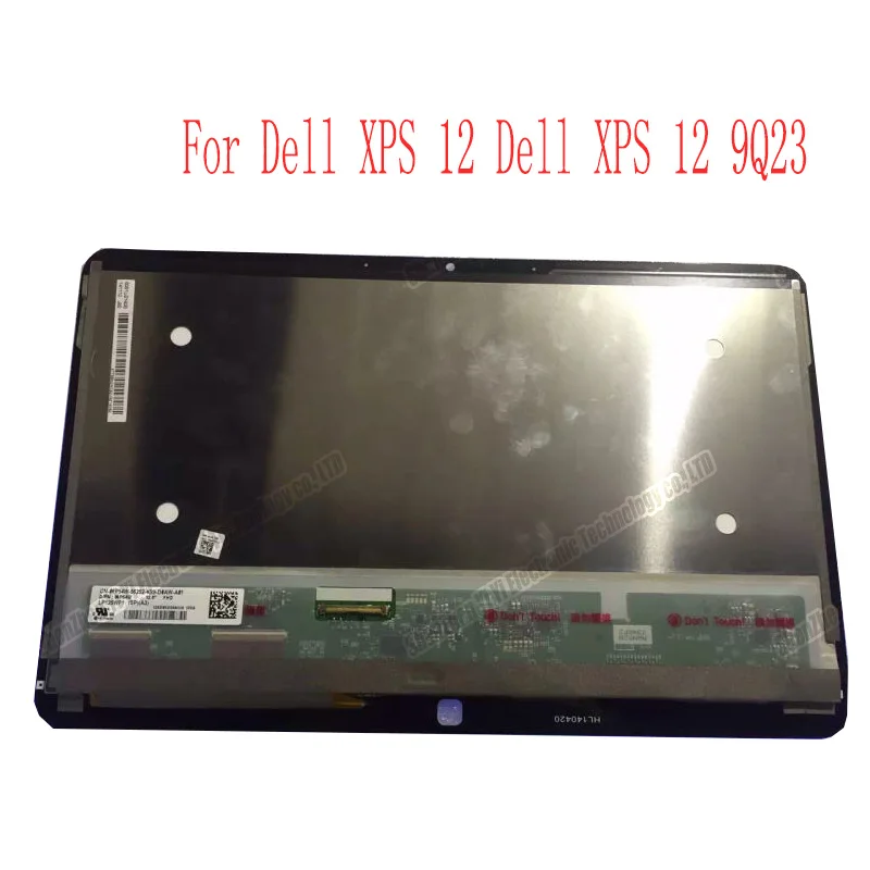 

Original 12.5 inch F20S P20S LP125WF1 SPA2 SPA3 LCD Assembly 1920*1080 Touch Screen For dell xps12 Dell XPS 12 9Q23 9Q33
