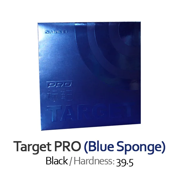 Sanwei TARGET Provincial Blue Sponge(Target Pro Blue Version) резиновая губка для настольного тенниса с губкой для пинг-понга - Цвет: Black H39.5