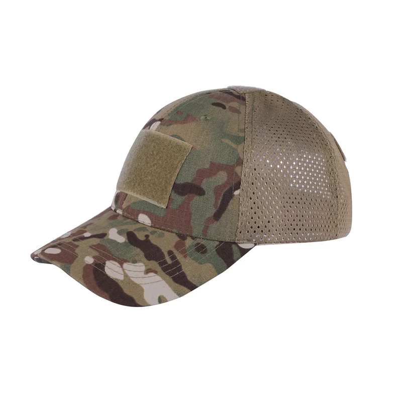 Тактический шляпа Multicam летние сетчатые бейсболки камуфляжная простота в стиле