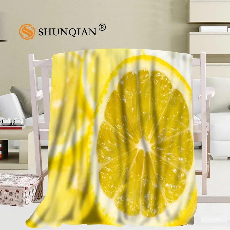 Comprare Personalizzato Limone Coperta Morbida Immagine Fai Da Te Decorazione Camera Da Letto Dimensioni 56x80 Pollici, 50X60Inch,40X50Inch A7.10