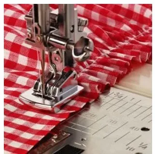 Бытовая швейная машина прижимная лапка Двусторонняя плиссирующая лапа для ног