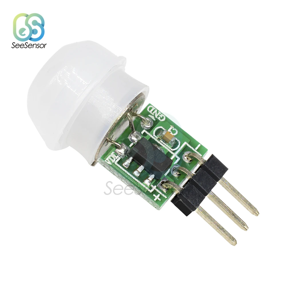 HC-SR501 HC-SR505 AM312 Отрегулируйте пироэлектрический инфракрасный Мини PIR датчик движения человека модуль детектора для arduino
