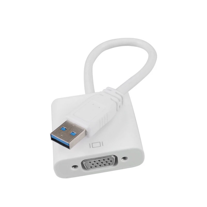 Кабель адаптер USB 3 0 на VGA внешняя видеокарта конвертер мультидисплея для ПК