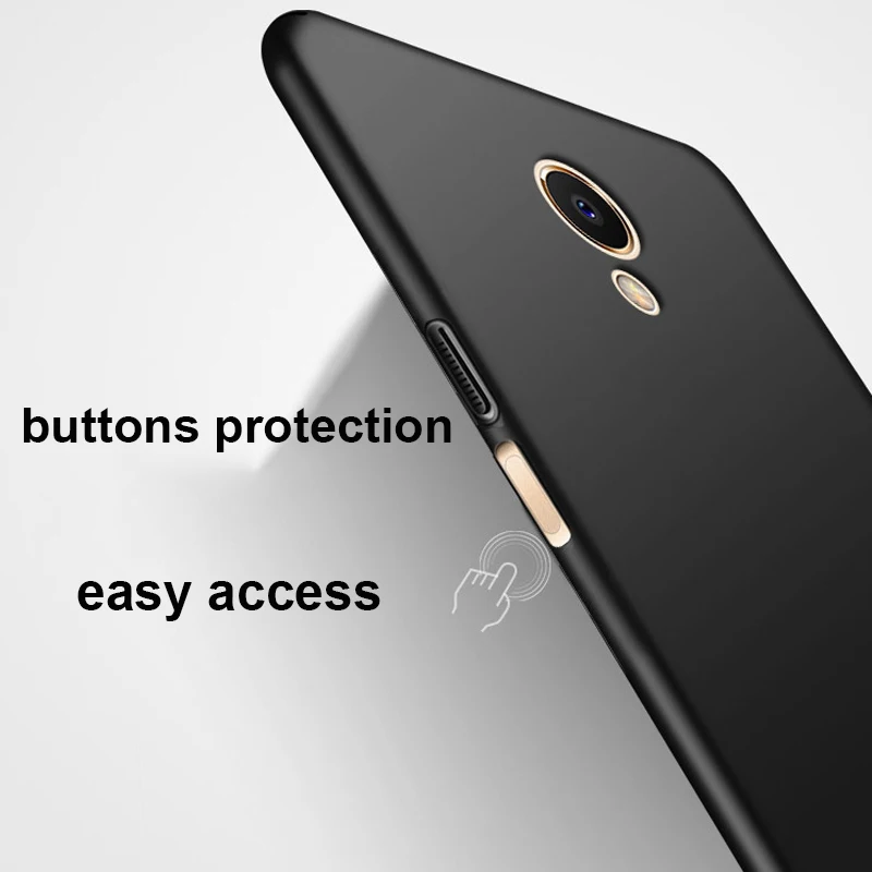MAKAVO для Meizu M6s чехол 360 Защита Тонкая матовая жесткая задняя крышка из ПК Mblu S6 чехлы