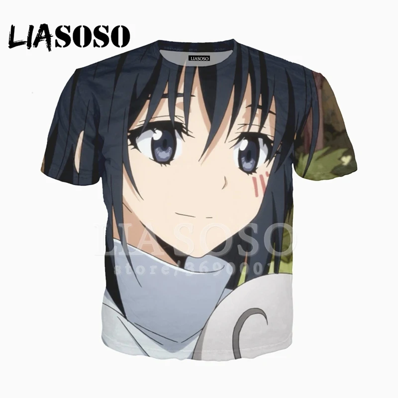 LIASOSO/женская и мужская футболка с 3D принтом аниме That Time I Got Reincarnated as a Slime летняя