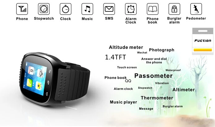 696 водонепроницаемые Смарт-часы M26 Bluetooth Смарт-часы телефон Повседневный водонепроницаемый светодиодный дисплей для телефона Android