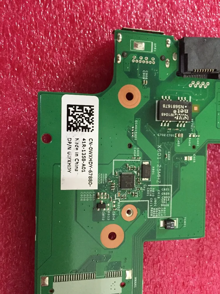 Для Dell Inspiron 15R M5010 N5010 USB разъем для DC и I/O DG15 09697 1 48.4HH02. 011 CN 0WXHDY|Платы расширения| |