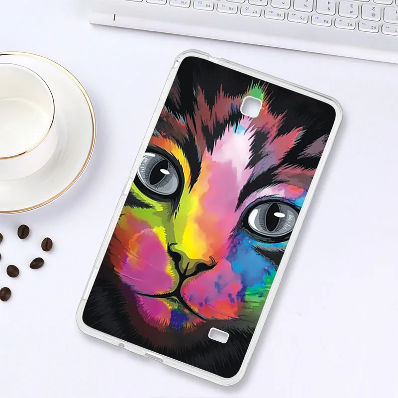 Чехол с рисунком s для samsung Galaxy Tab A 10,1 7,0 E 9,6 8,0 чехол из силикона TabA TabE P580 T580 T280 T385 T560 T375 чехол для планшета s Tab