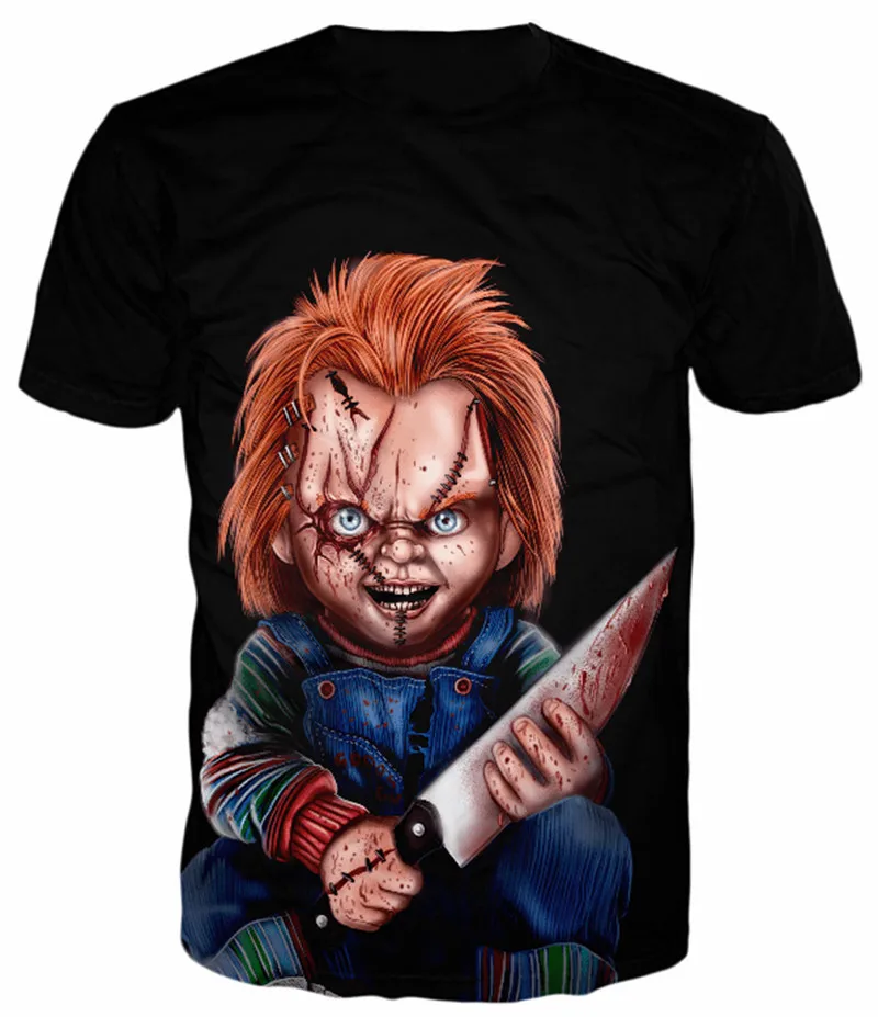 Новая мода 3D принт Assasin Чаки Повседневное бренд одежда Одежда высшего качества