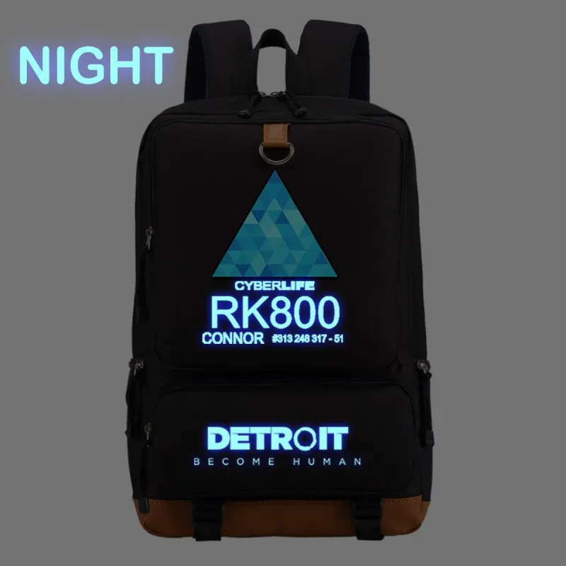 Рюкзак WISHOT detroit для мужчин и женщин повседневная школьная сумка ноутбука|backpack