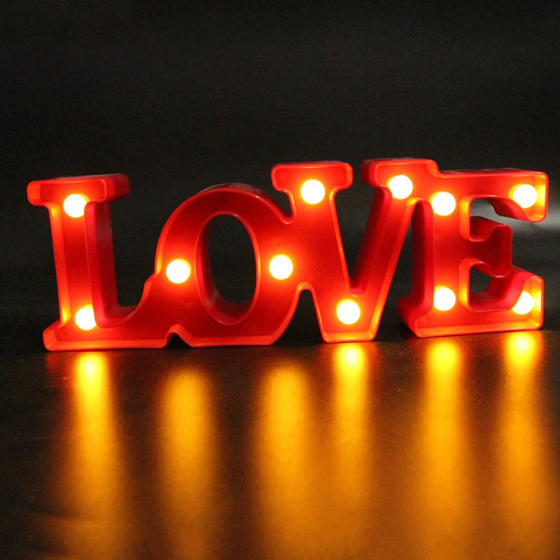12 &quotширокий мини белый пластик и надписью LOVE для папы светодиодная вывеска шатер