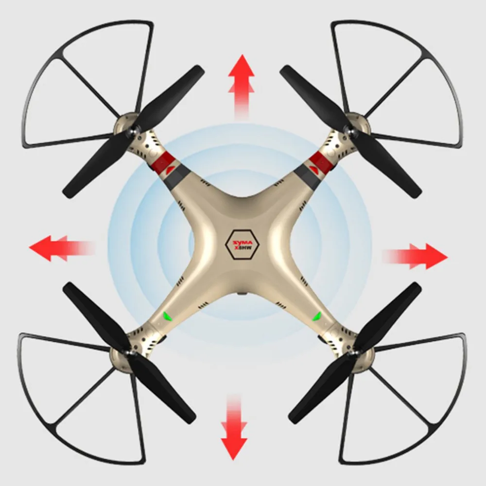 SYMA X8HW 2 4 г 4CH Радиоуправляемый Дрон с WiFi HD камера вертолет Quadcopter парящий функция