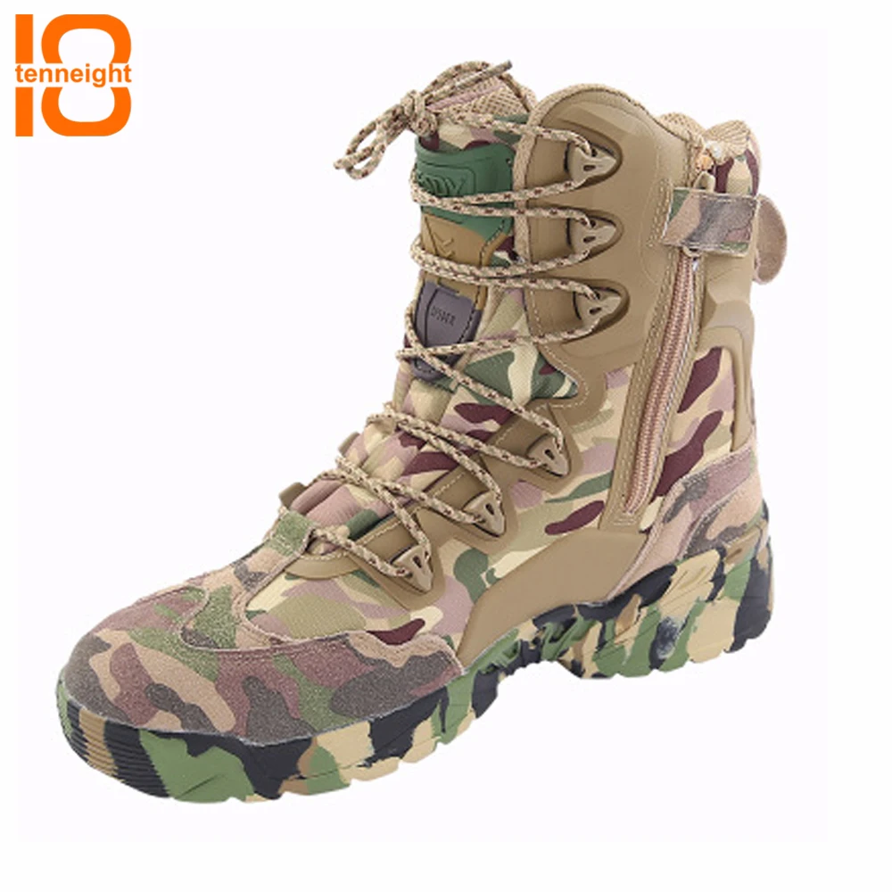 

TENNEIGHT Outdoor Desert Hunting Tactical Boots men Military Boots Camouflage sports climbing Shoes Travel walk Shoes