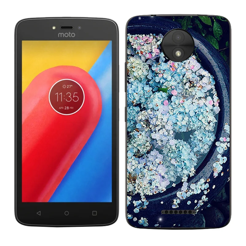 Чехол для Motorola Moto C чехол 5 0 дюйма ТПУ Силиконовый Модный окрашенный телефона XT1750