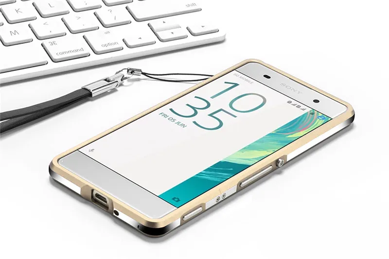 Бампер для Sony Xperia XA Ultra F3211 металлический алюминиевый каркас чехол F3212 Dual F3216 6