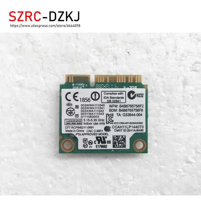 Беспроводной адаптер для intel Dual Band Lenovo M82 M72Z M62Z 04W3777 BT4.0 Half Mini PCI e Card|Компьютерные