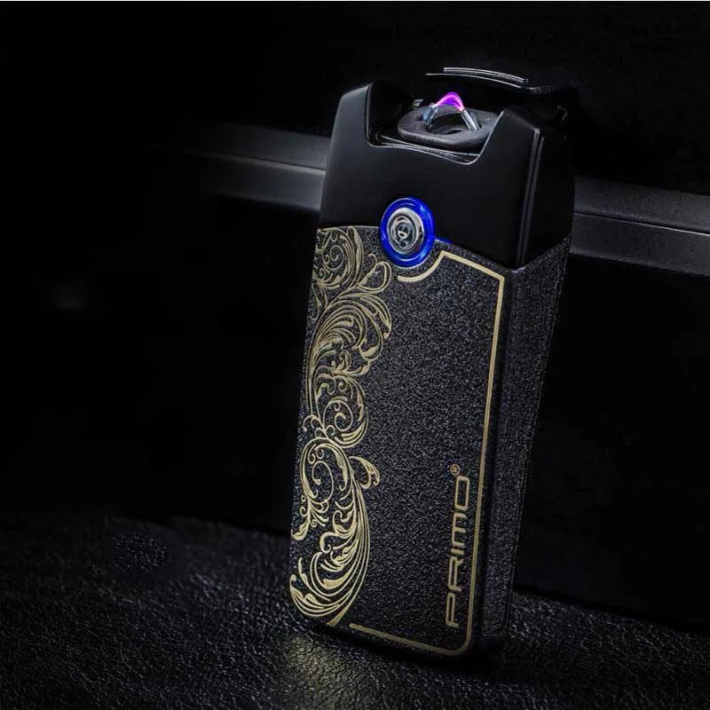 Импульсная плазменная зажигалка с крестиком зарядка через Usb дуговая