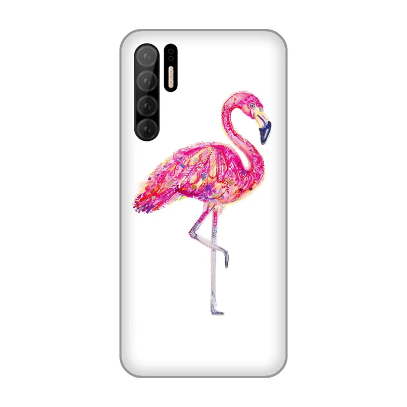 Модные летние Фламинго Love Силиконовые Мягкий ТПУ силиконовый чехол для Huawei P10