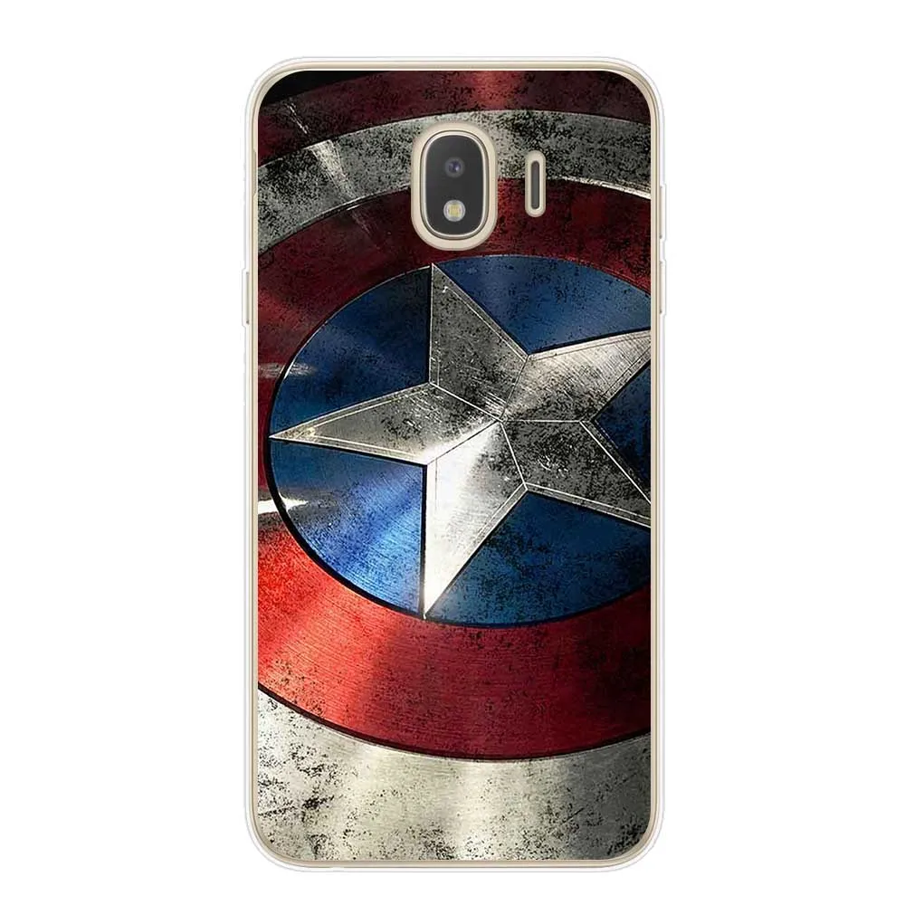 Marvel DC Comics Iron Man Spider-Man joker Batman Cover Phone Case for Samsung J3 J5 J7 16 J4 J6 Plus Note 8 9 10 Pro