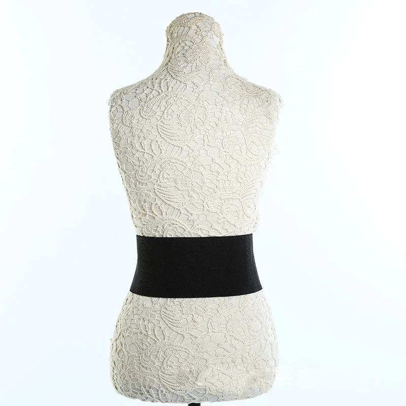 Популярные женские уличные панк большие двойные обручи широкий пояс эластичный