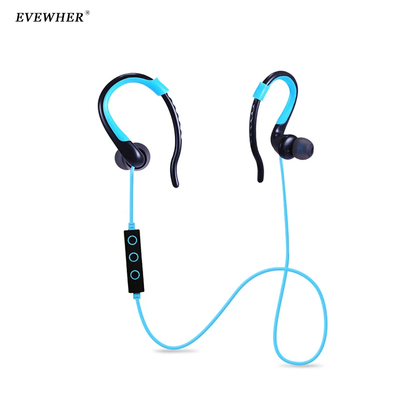 4 1 Bluetooth наушники с микрофоном Sweatproof Тренажерный зал Спорт HIFI беспроводные бас