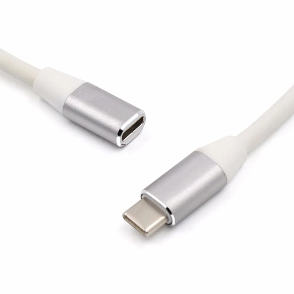SOONHUA 1 м USB-C мужчин и женщин удлинитель USB 3,1 данных видео кабель usb type C расширение провода УДЛИНИТЕЛЬ шнур разъем