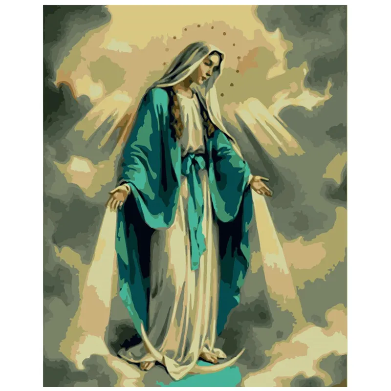 Картина по номерам DIY дропшиппинг 40x50x50x65 см Святой Star of the Virgin рисунок холст