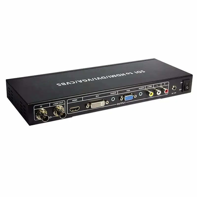 Аналоговый преобразователь SDI все SD HD 3G с выходом к HDMI DVI VGA CVBS Аудио Сплиттер