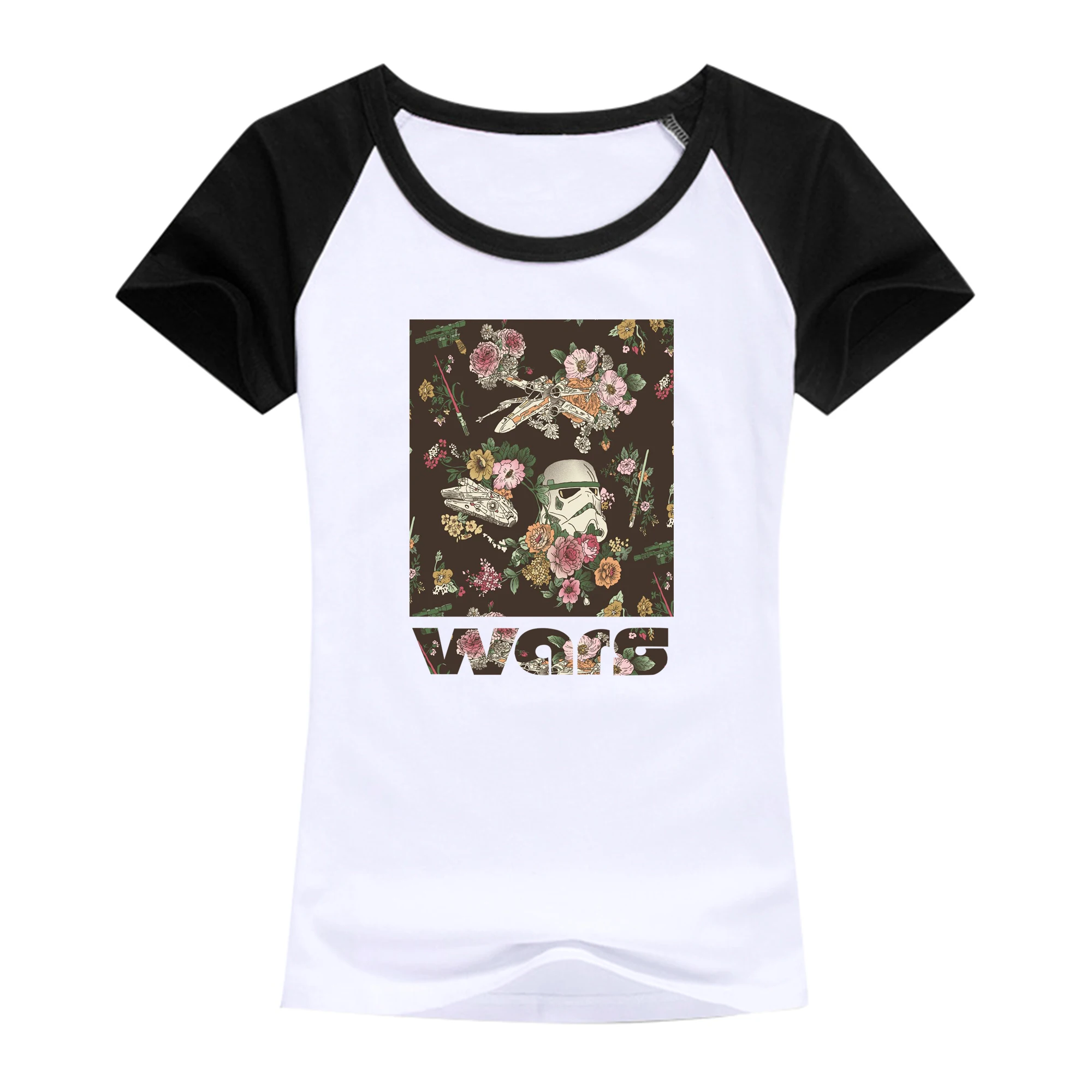 2016 женская футболка Звездные войны Пробуждение силы Повседневная рубашка модная