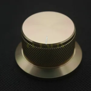 44*25 мм ЧПУ обработанная прочная алюминиевая ручка управления потенциометром для Hi-Fi аудиомагнитолы AMP динамик вершка записывающее устройство