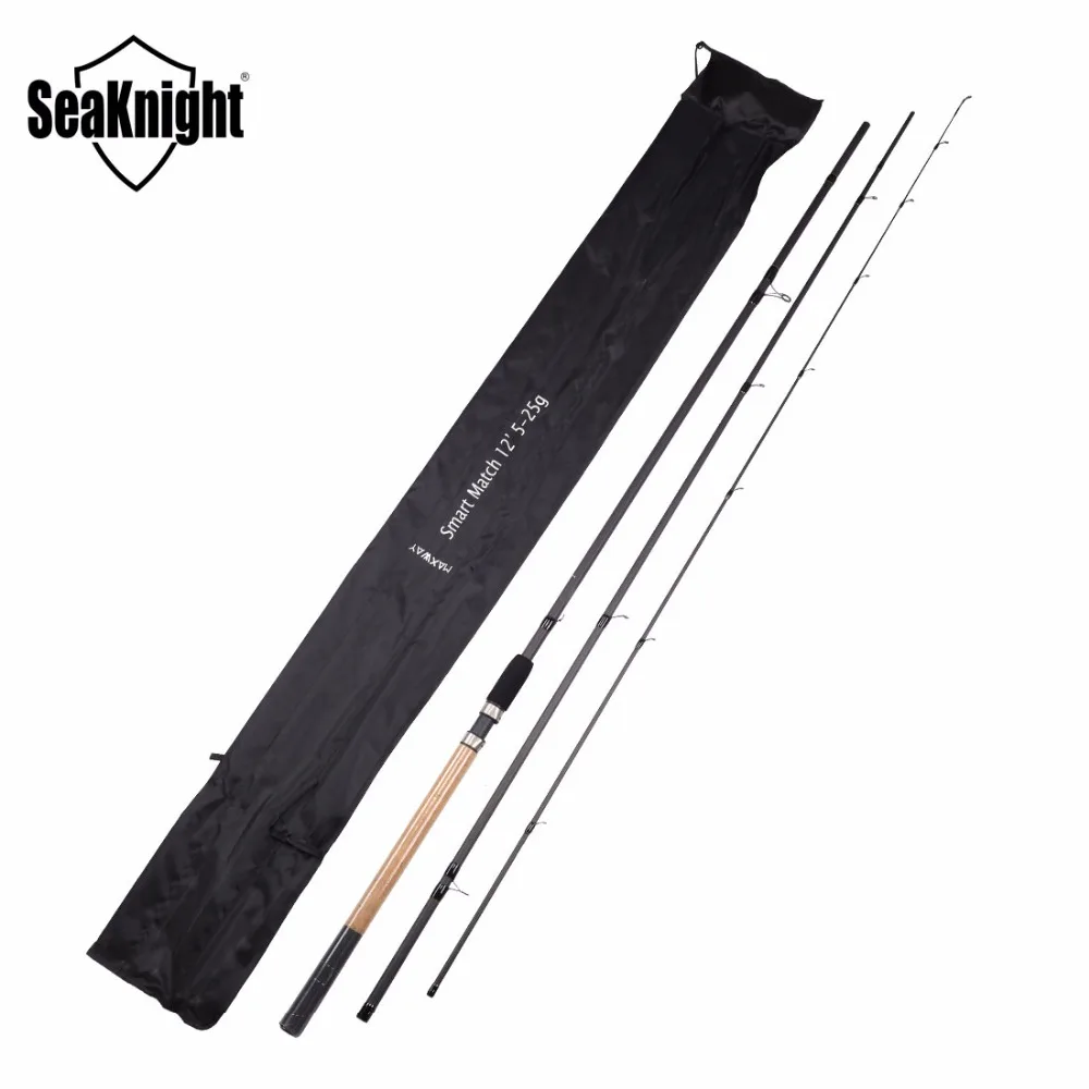 1 шт. SeaKnigt maxway Smart Match 3,6 м 3,9 м 12 футов 13 футов 3 секции Карп удочка из углеродного волокна Супер жесткий полюс