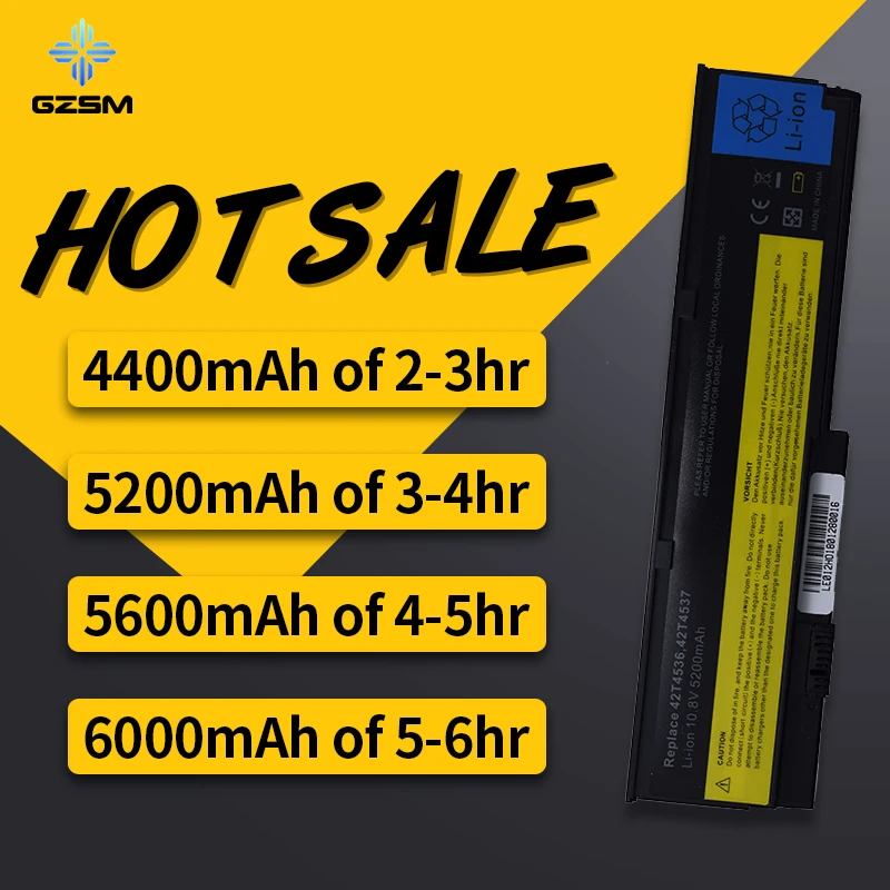 HSW 6 ячеечный Аккумулятор для батареи IBM ThinkPad X200 X200S X201 X201i X201S 42T4834 42T4835 43R9254 42T4537 42T4541