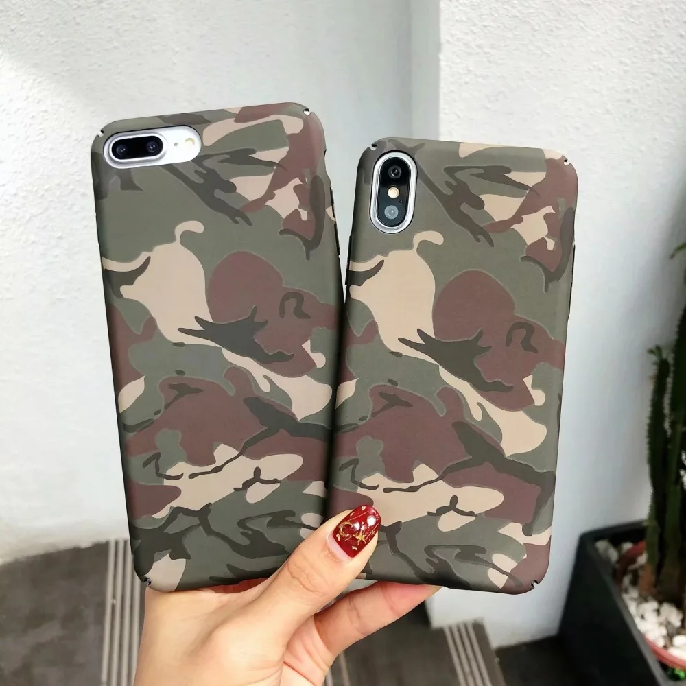 YourTribe камуфляж твердый матовый пластик PC чехол для телефона iPhone 6S 6 Plus 7 8 X xs xr max