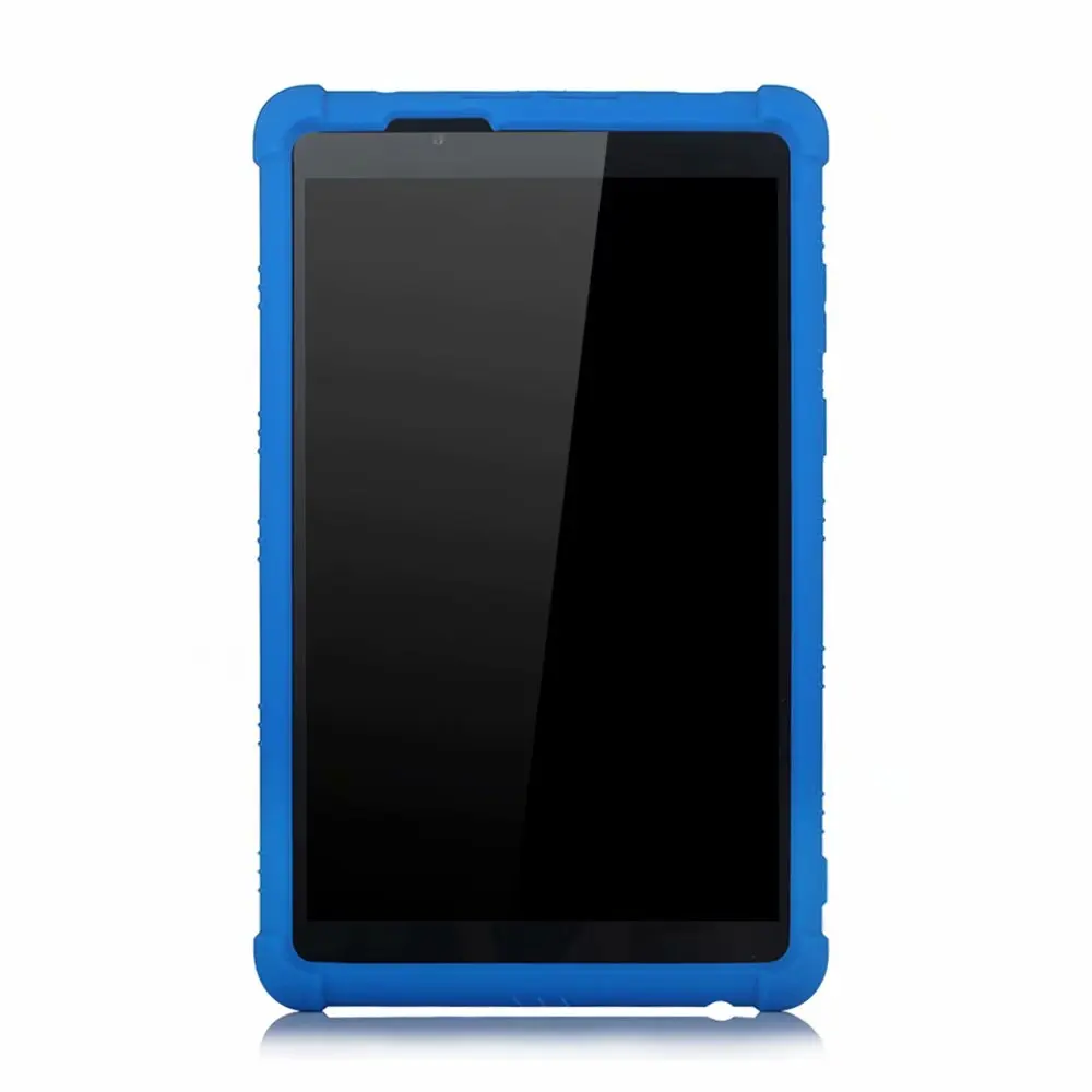 Планшет чехол для lenovo Tab E8 8,0 дюйма TB-8304 утолщенной силиконовый TB-8304F Стенд cover black+ 3 Подарки