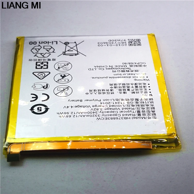 Оригинальный Huawei HB376883ECW литий ионный аккумулятор для телефона P9 Plus 3400mAh VIE AL10 с