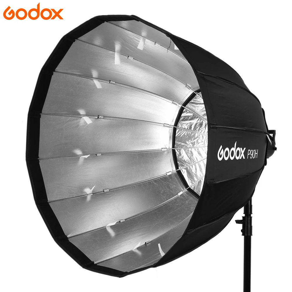 Портативный параболический софтбокс Godox P90L 90 см студийная вспышка Bowens с