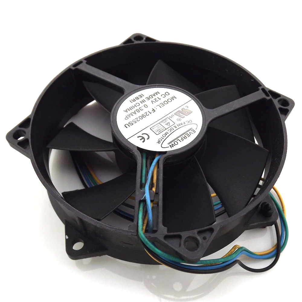 Круглый Вентилятор PWM для процессора 90x90x25 мм 12 В 0 38а 4pin компьютерный охлаждающий