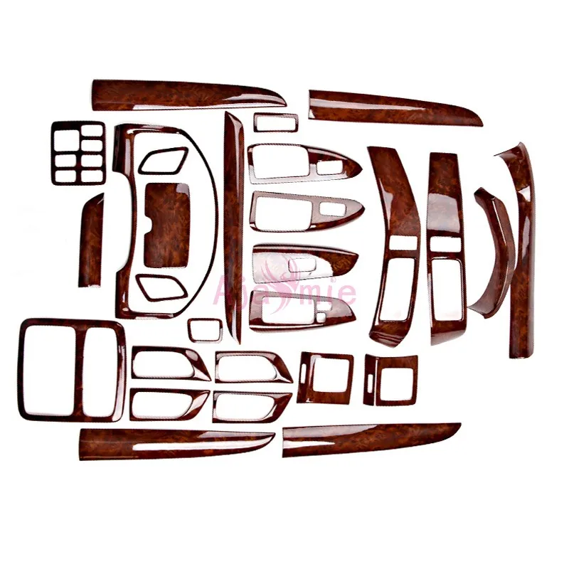 

Wooden Color Trim Panel Cover 2003 2004 2005 2006 2007 2008 2009 Car Styling For Toyota Land Cruiser Prado FJ120 Accessories