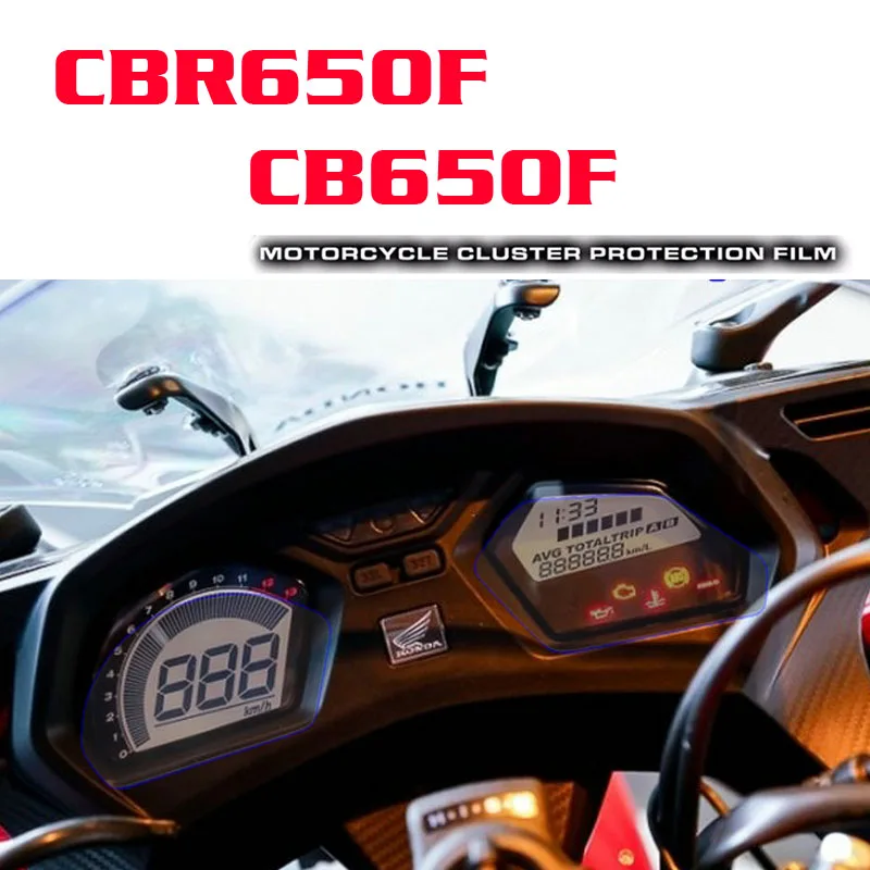 

free delivery For Honda CBR650F CB650F Cluster Scratch Protection Film Screen Protector Explosion-proof for Honda CB/CBR650F