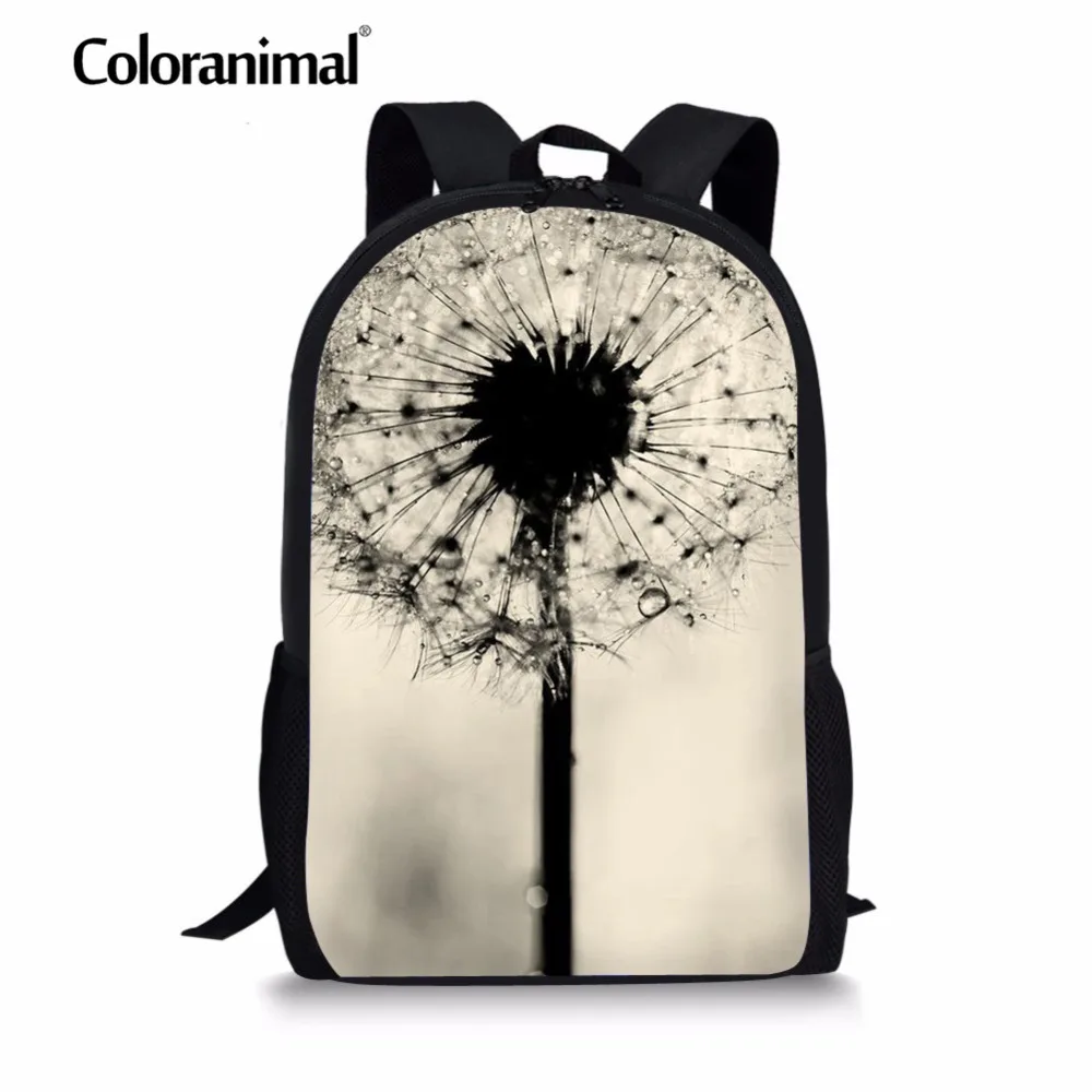 Молодежная повседневная школьная сумка с цветными животными для девочек милый