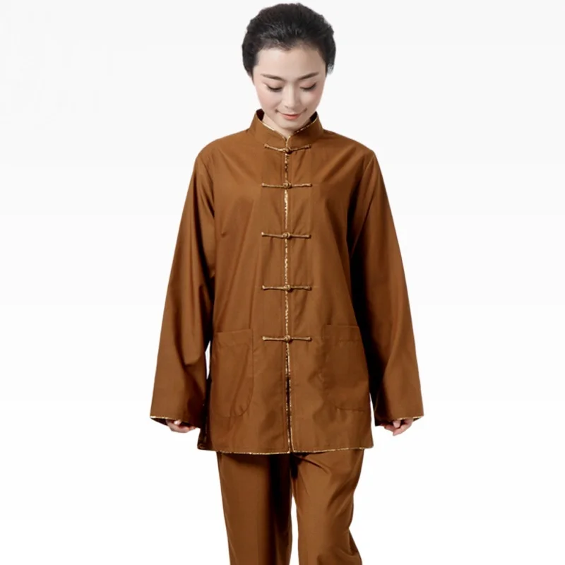 Женская униформа одеяния буддийских монахов shaolin буддистская одежда модель TA537 |