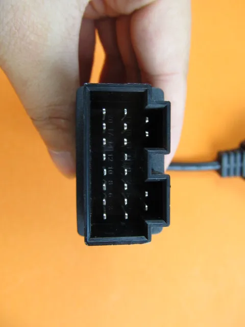 Диагностический адаптер obd2 для kia 20 pin obd 16 контактный гнездовой кабель 20pin|diagnostic