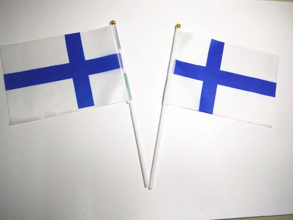 Оптовая продажа баннеры с ручными волнами финские маленькие государственные