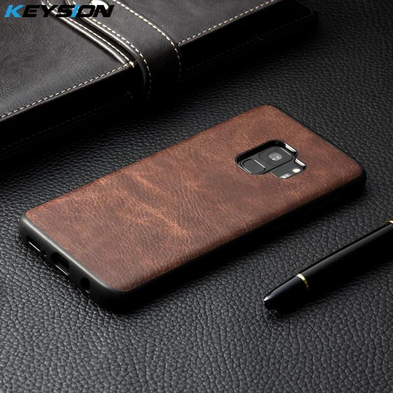 Чехол для телефона Samsung Galaxy S9 Plus роскошный Винтажный чехол из искусственной кожи
