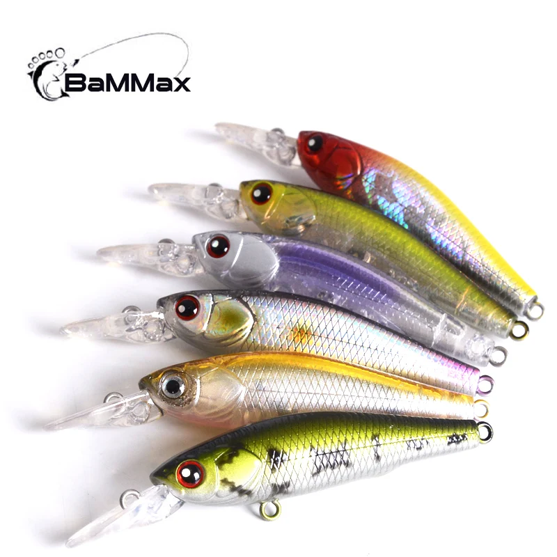 Рыболовная приманка 4g 7 см Minnow приостановка Crankbait Реалистичная жесткая воблер